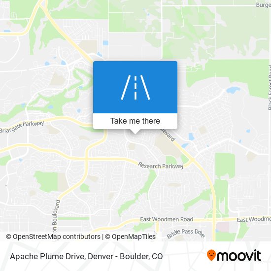 Apache Plume Drive map
