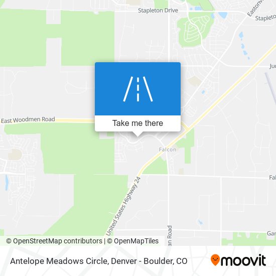 Antelope Meadows Circle map