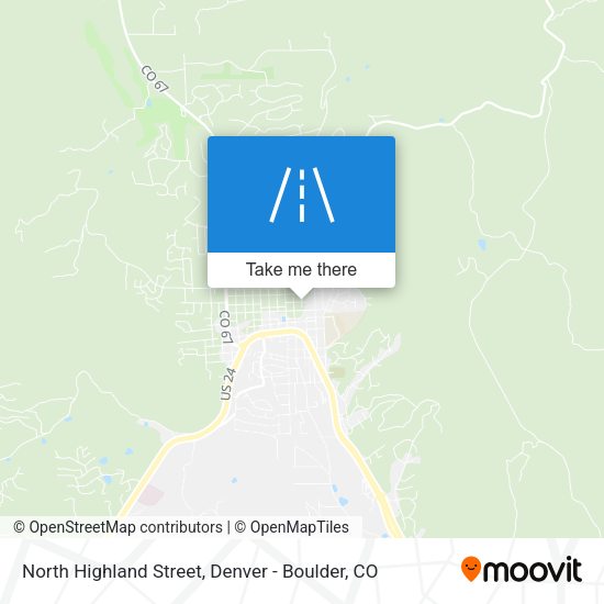 North Highland Street map