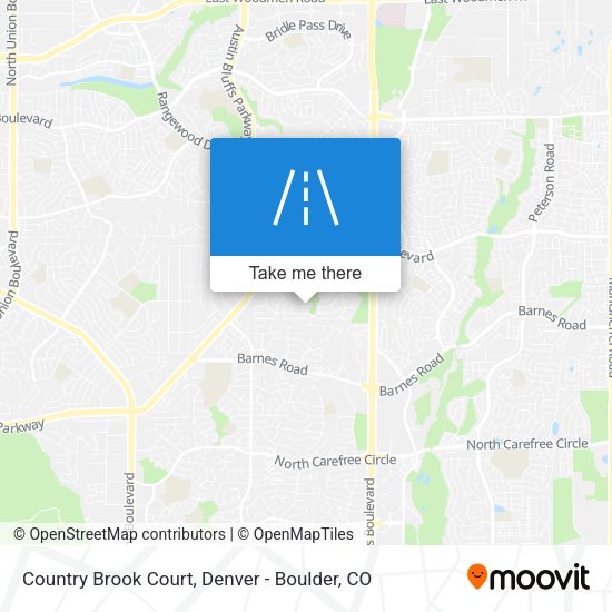 Country Brook Court map