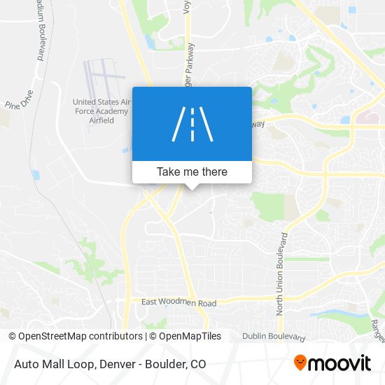 Auto Mall Loop map