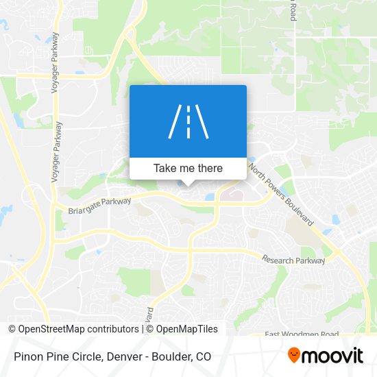 Pinon Pine Circle map