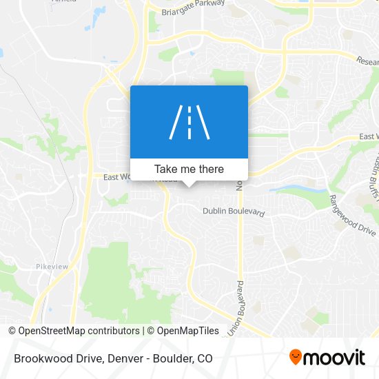 Mapa de Brookwood Drive