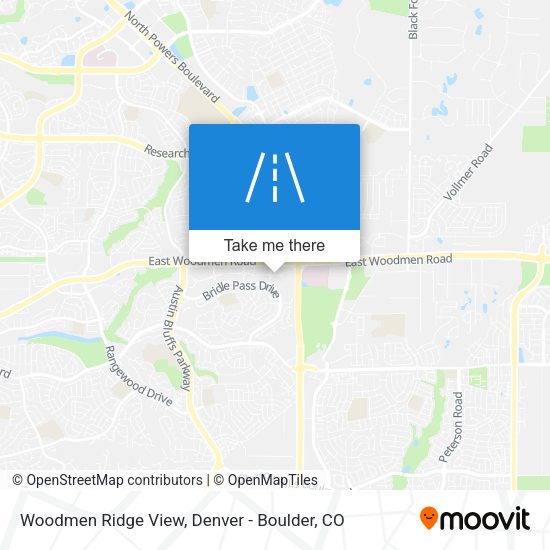 Mapa de Woodmen Ridge View