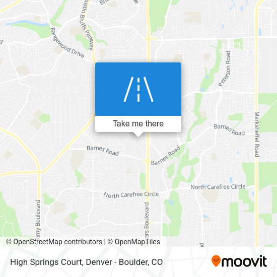 High Springs Court map