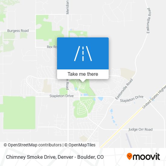 Chimney Smoke Drive map