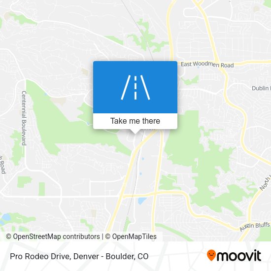Pro Rodeo Drive map