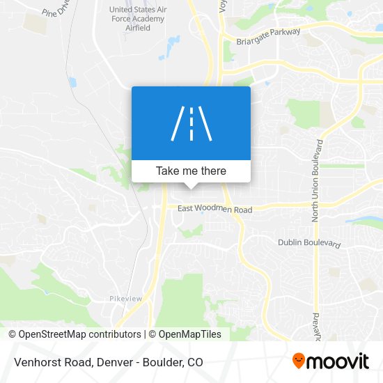 Mapa de Venhorst Road