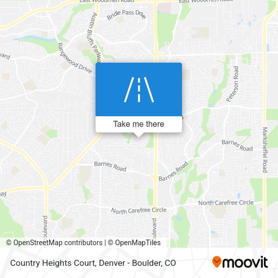 Country Heights Court map