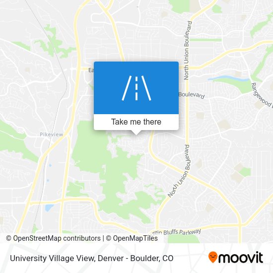 Mapa de University Village View