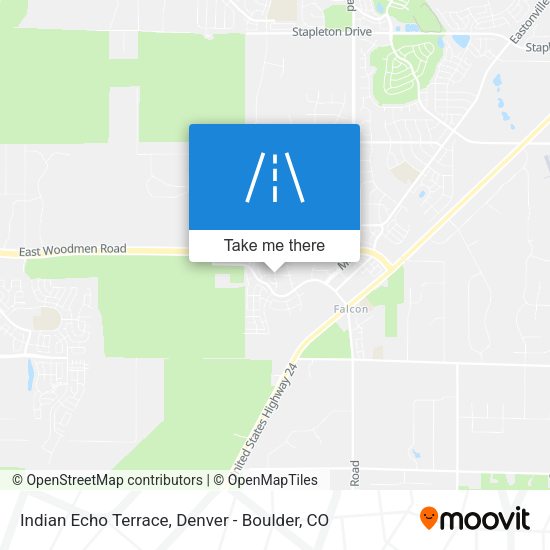Indian Echo Terrace map