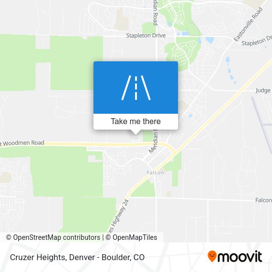 Cruzer Heights map