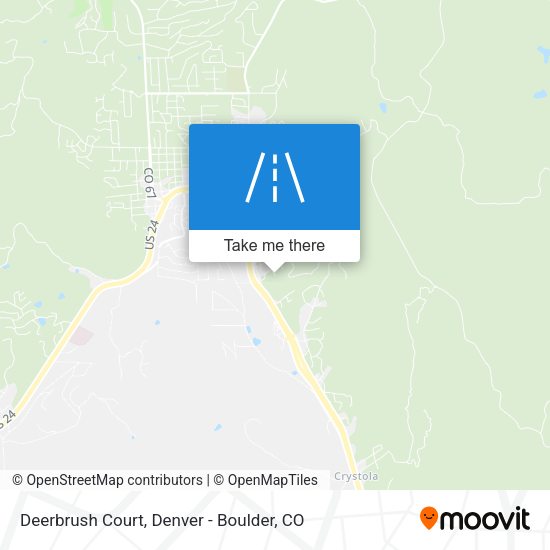 Deerbrush Court map