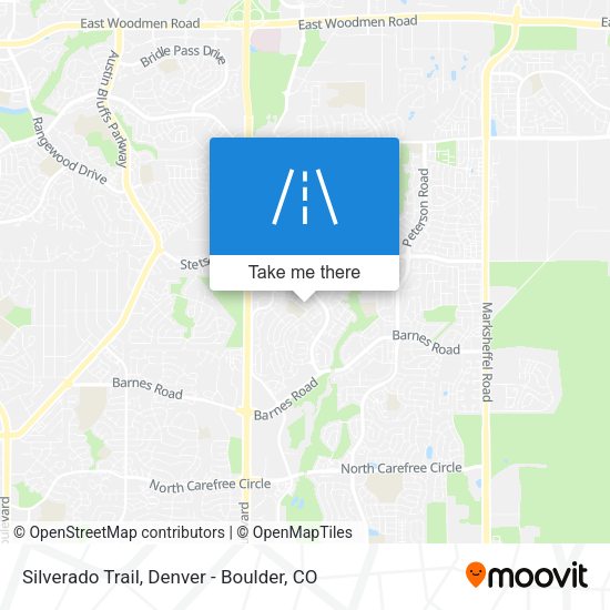 Mapa de Silverado Trail
