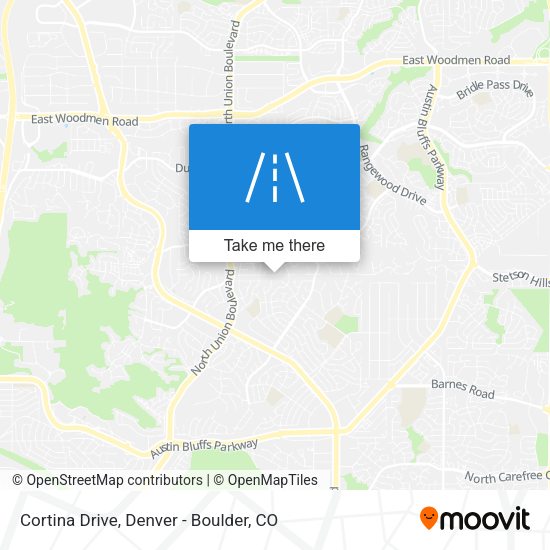 Cortina Drive map