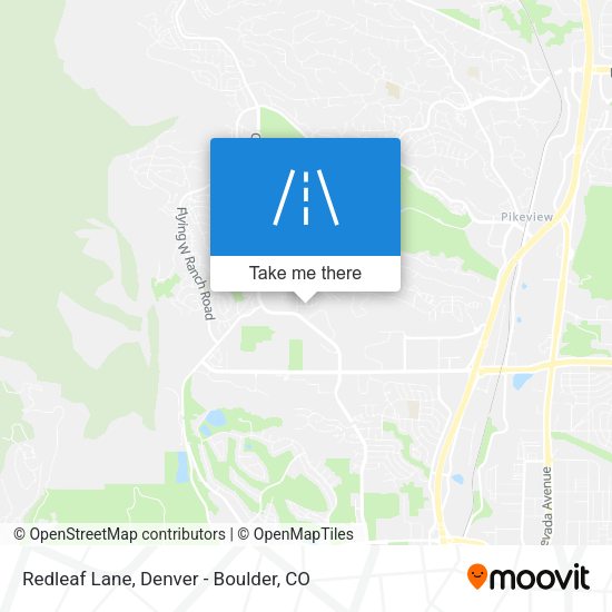 Redleaf Lane map
