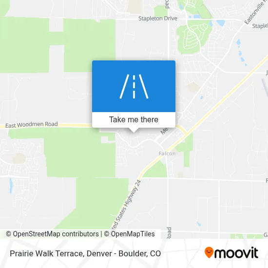 Prairie Walk Terrace map