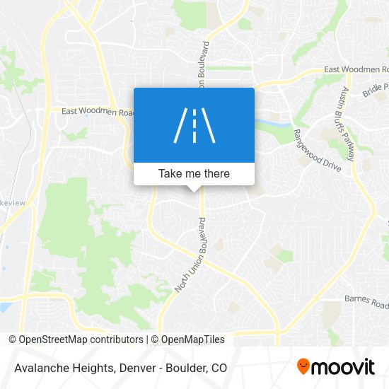 Avalanche Heights map