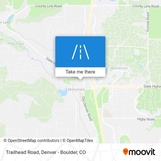 Trailhead Road map