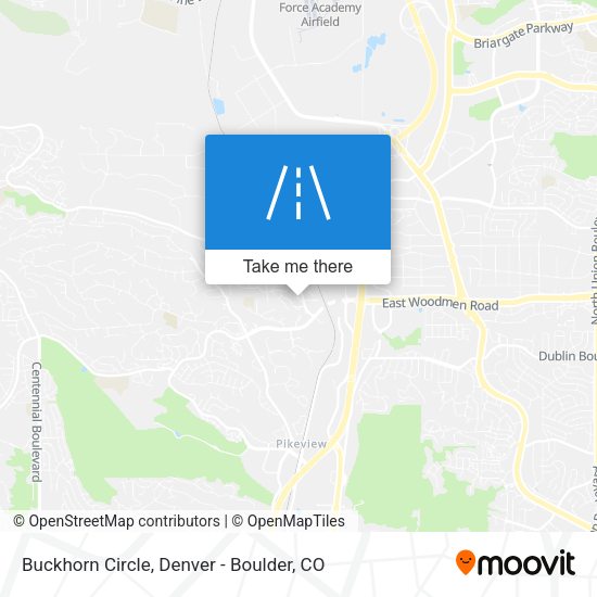Buckhorn Circle map