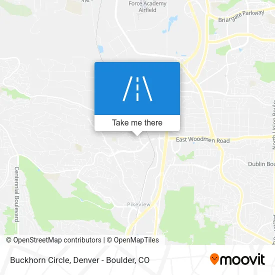 Buckhorn Circle map