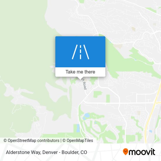 Alderstone Way map