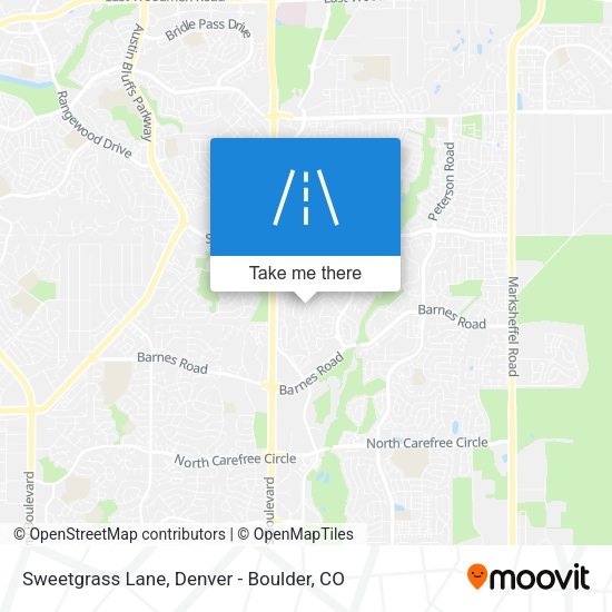Mapa de Sweetgrass Lane