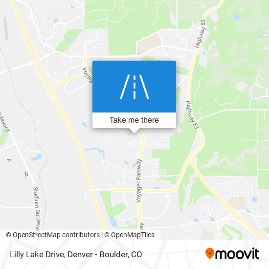 Mapa de Lilly Lake Drive