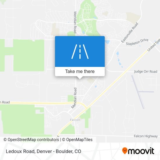 Mapa de Ledoux Road