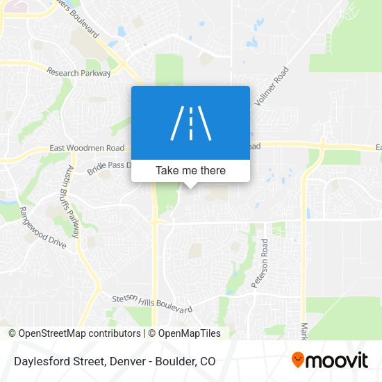 Daylesford Street map