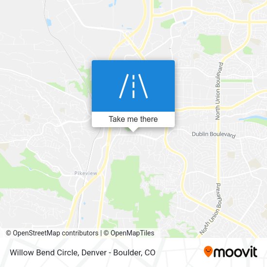 Willow Bend Circle map