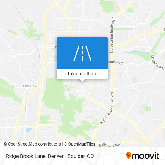 Ridge Brook Lane map