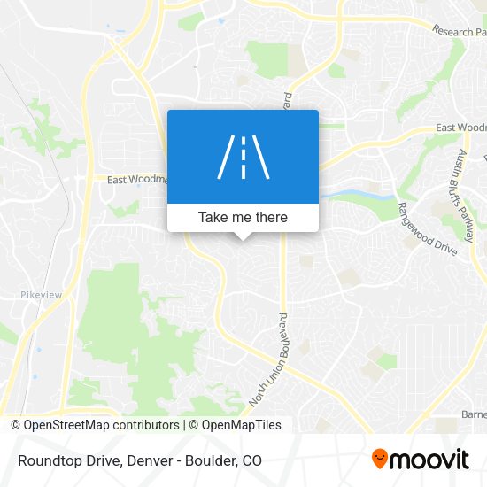 Roundtop Drive map