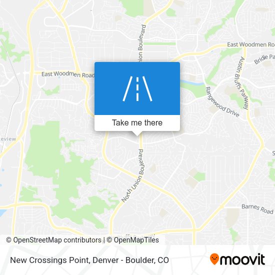 New Crossings Point map