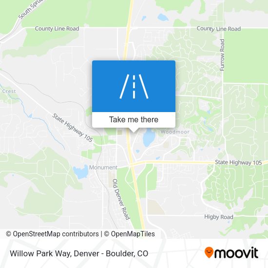 Willow Park Way map