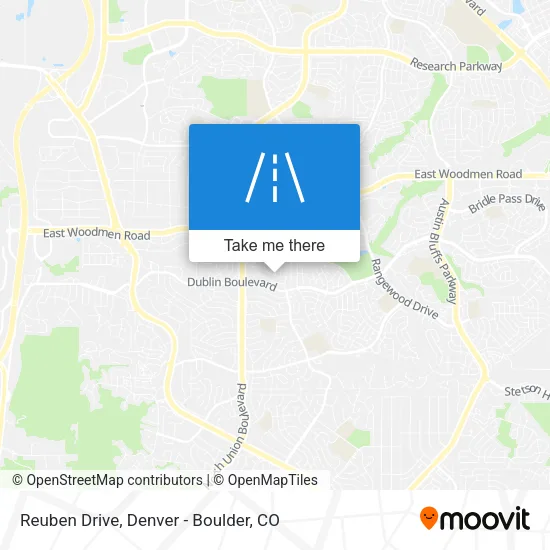 Reuben Drive map