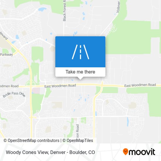 Woody Cones View map