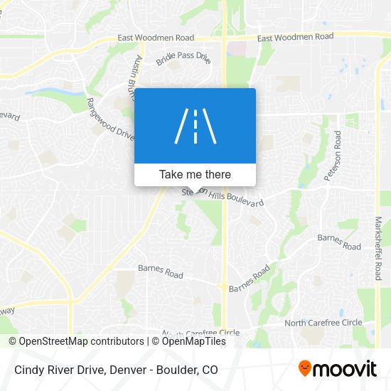 Cindy River Drive map