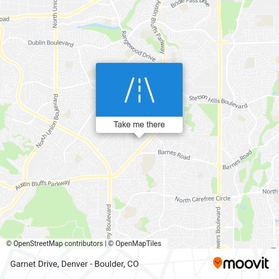 Mapa de Garnet Drive