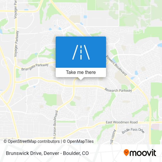 Brunswick Drive map