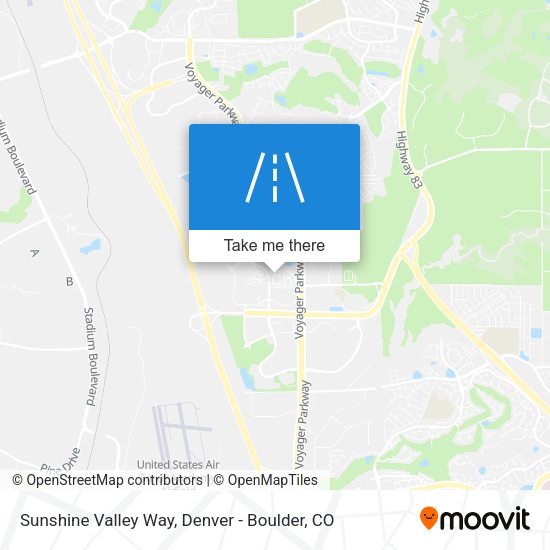 Mapa de Sunshine Valley Way