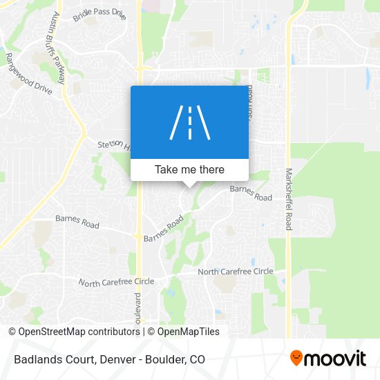 Mapa de Badlands Court