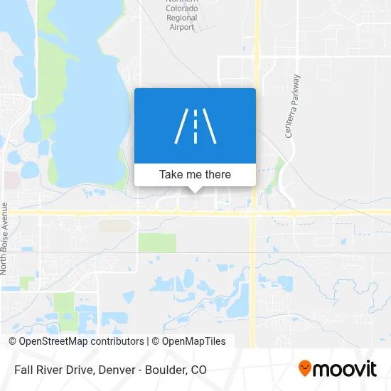 Fall River Drive map