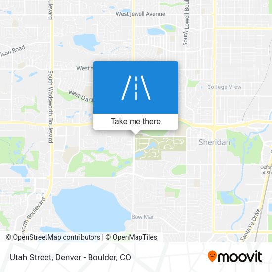 Utah Street map
