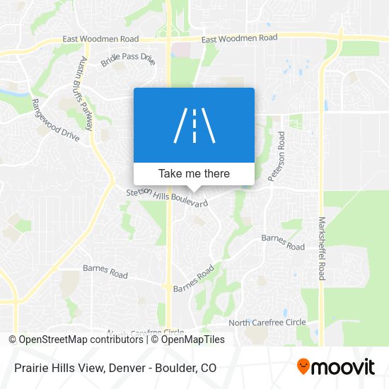 Prairie Hills View map