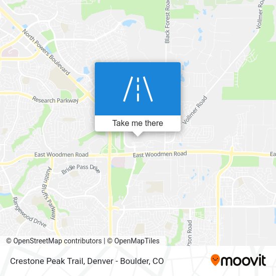 Crestone Peak Trail map