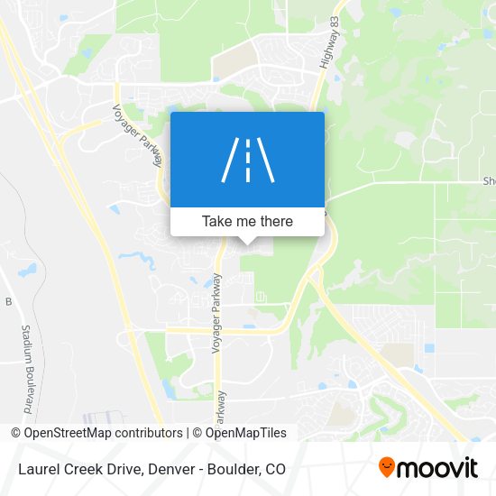Laurel Creek Drive map