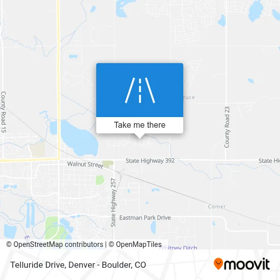 Telluride Drive map
