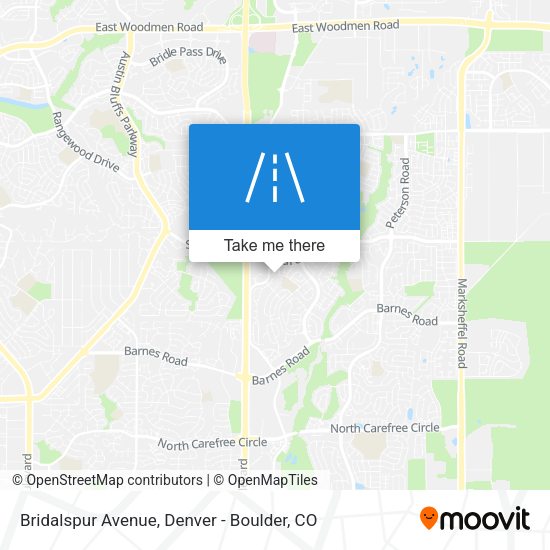 Mapa de Bridalspur Avenue