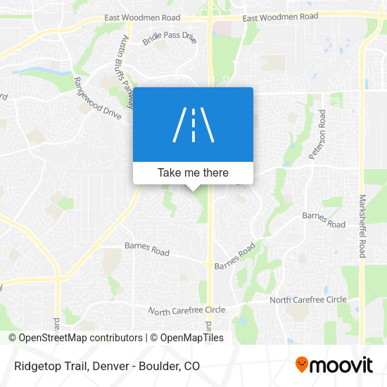 Mapa de Ridgetop Trail
